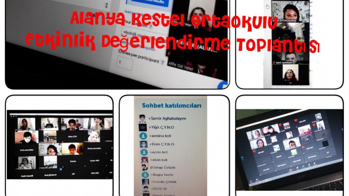 eTwinning Oyunlar ile Fen Ailenle Öğren Projesi Etkinlik Değerlendirme Toplantısı