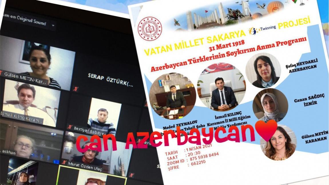 eTwinning Vatan Millet Sakarya Projesi (Azerbaycan Türklerinin Soykırım Anma Programı)